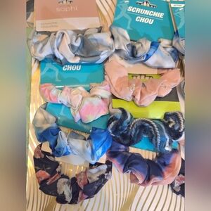 Mixed Printed Scrunchies - Set of 12